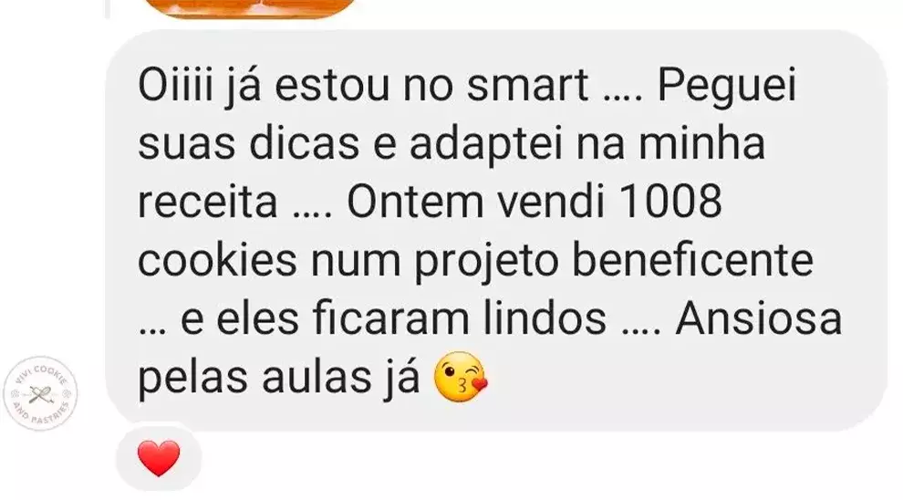 Depoimento: Já estou no smart, peguei suas dicas e vendi 1008 cookies